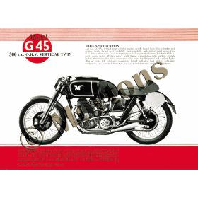 Matchless G45 Motorcycle - A3 Poster / Print