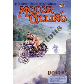 Motor Cycling Magazine Cover TT 23 June 1926 - A3 Poster / Print