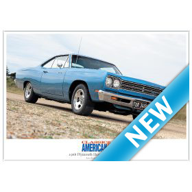 1968 Plymouth Hemi Road Runner - High Quality A4 Print Classic American