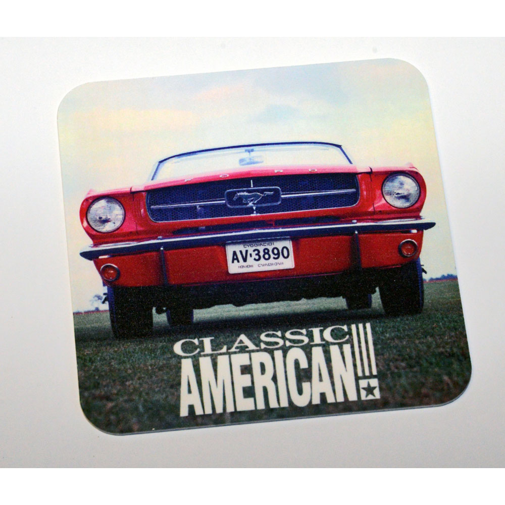 Classic American Coaster - Plastic - Mustang