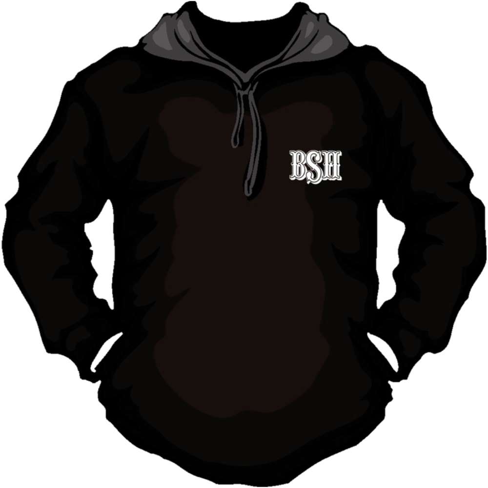 Back Street Heroes Hoody - Black