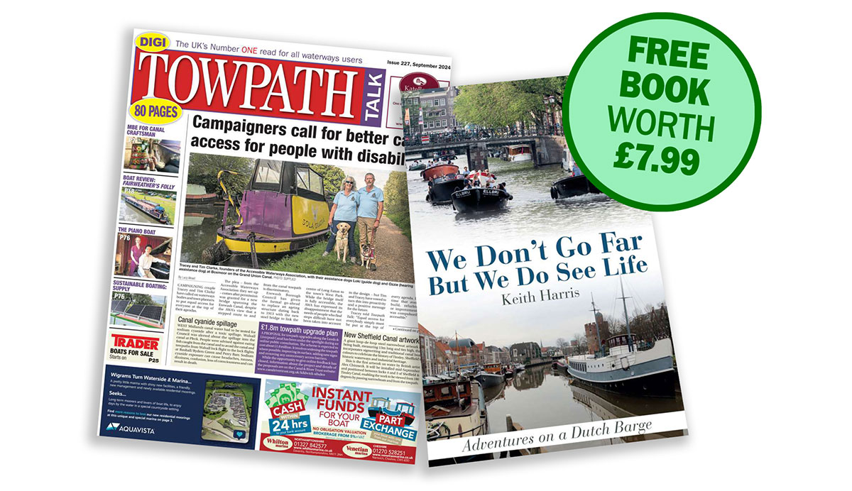 Towpath Talk Subscription Offer with FREE Book